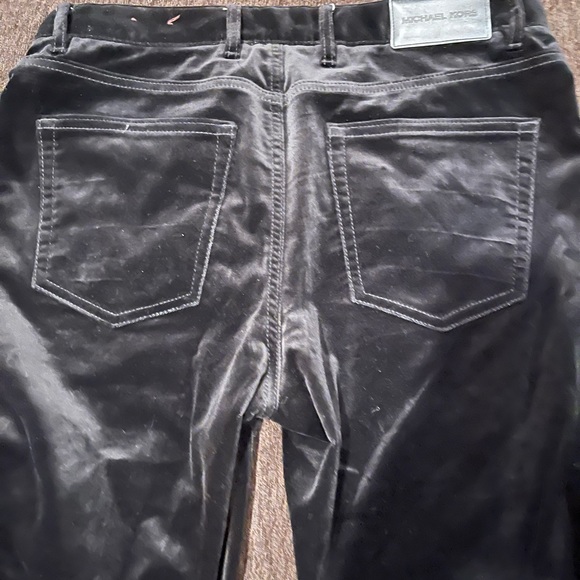 Black velvet dress pants - Picture 2 of 3